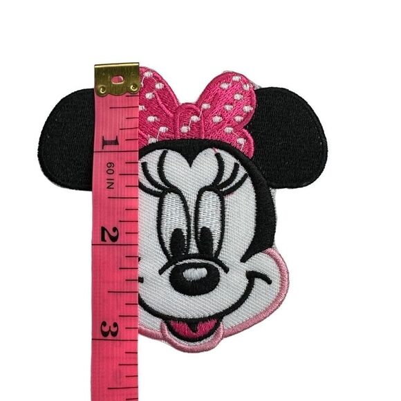 Minnie Mouse Pink Embroidered Patch - Picture 2 of 4